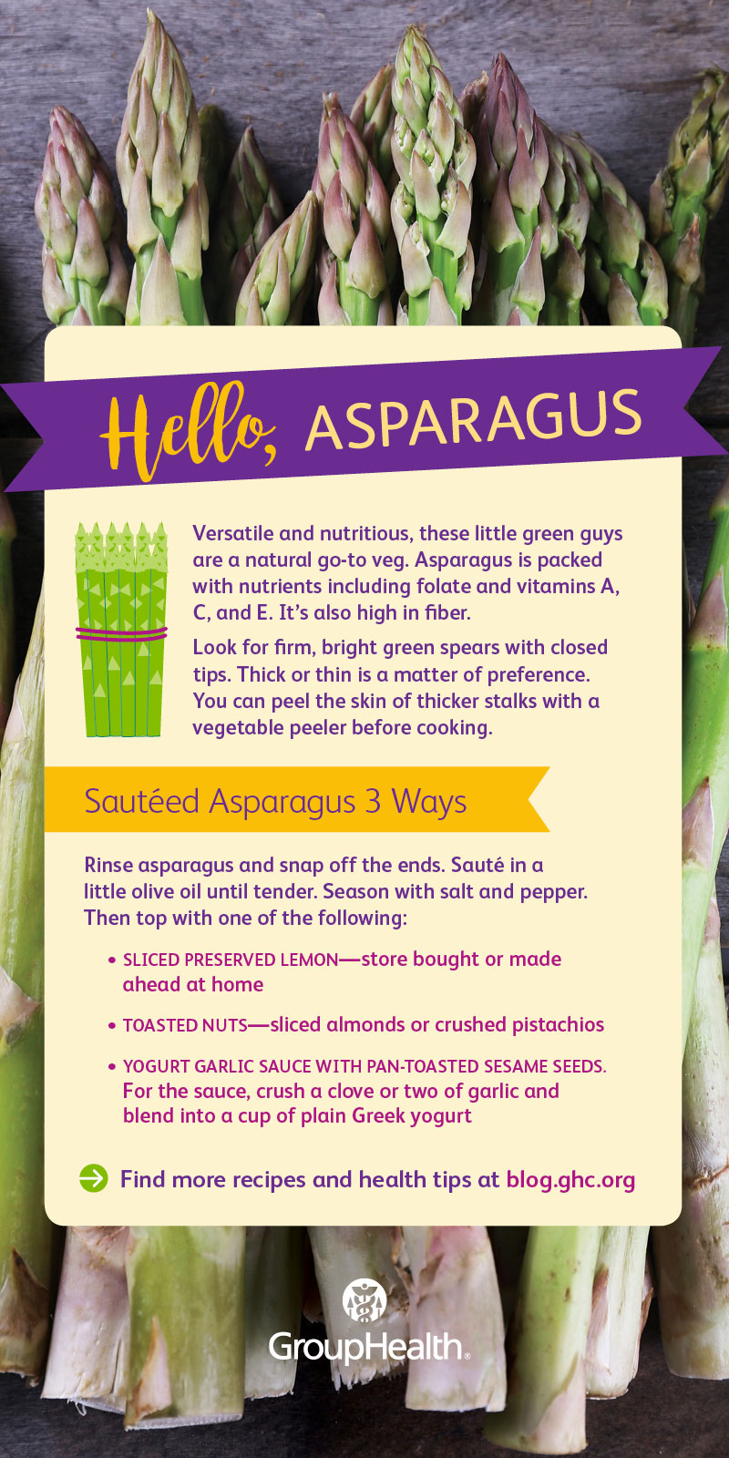 Three Simple Asparagus Recipes